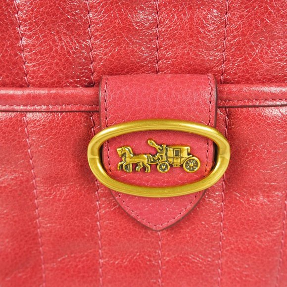 Coach Women's Kat Camera Bag Quilting Polished Grain Leather Dusty Pink 88230 - Picture 3 of 11